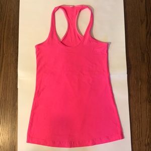 Lululemon Cool Racerback Tank Top in Hot Pink
